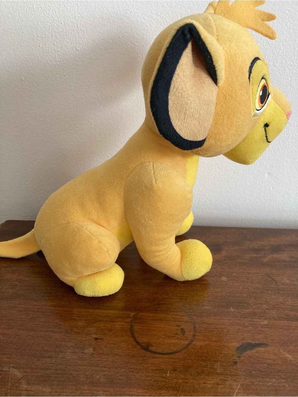 Simba Plush Stuffed Toy - Yellow Kids Plush - Picture 4 of 8